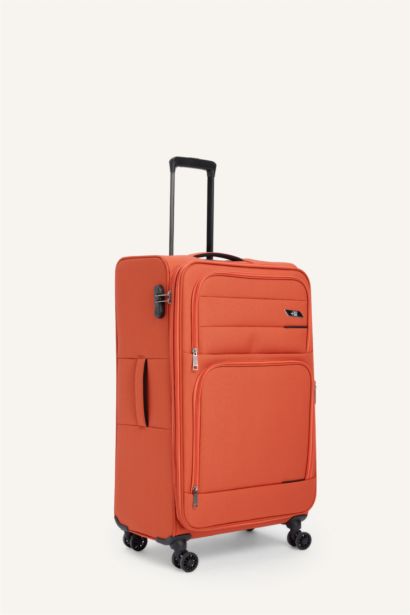 Unisex Sert Kapaklı Büyük Boy	 Valiz