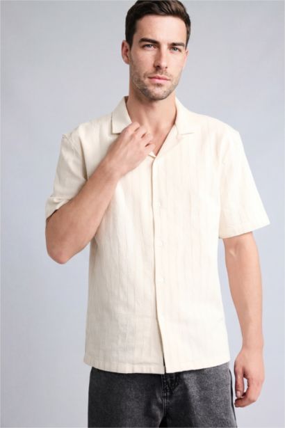 Regular Fit Cotton Short Sleeve Shirt