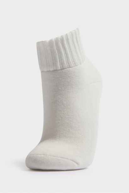 Kadın 3'lü Pamuklu Havlu Çorap