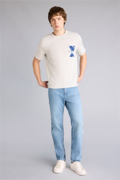 Regular Fıt Baskılı Kısa Kollu Tişört