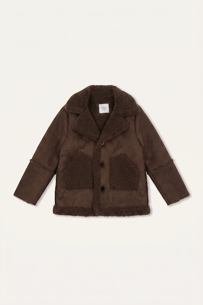 Baby Girl V-Neck Puffer Jacket