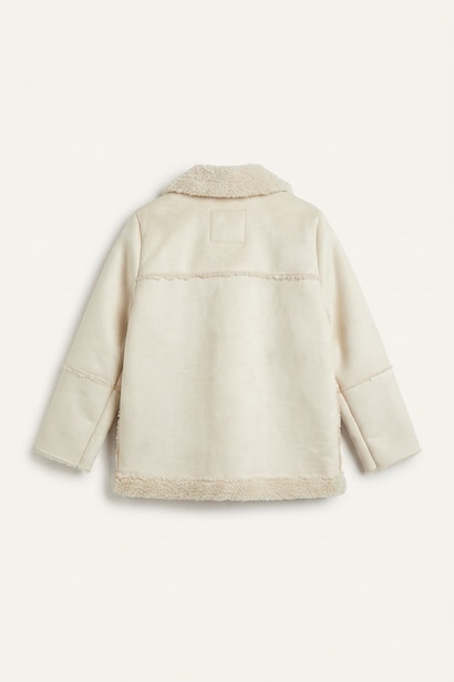 Baby Girl V-Neck Puffer Jacket