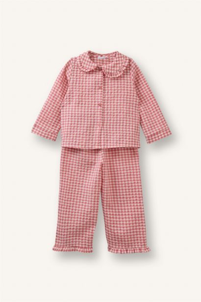 Dokuma 2'li Dokuma Pijama Kız Bebek