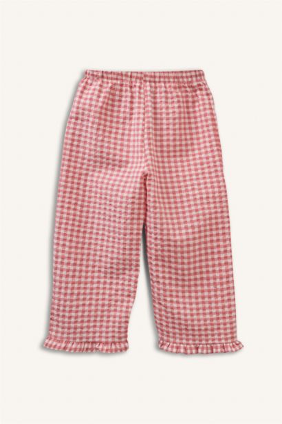 Uzun Kollu Dokuma 2'li Dokuma Pijama Kız Bebek