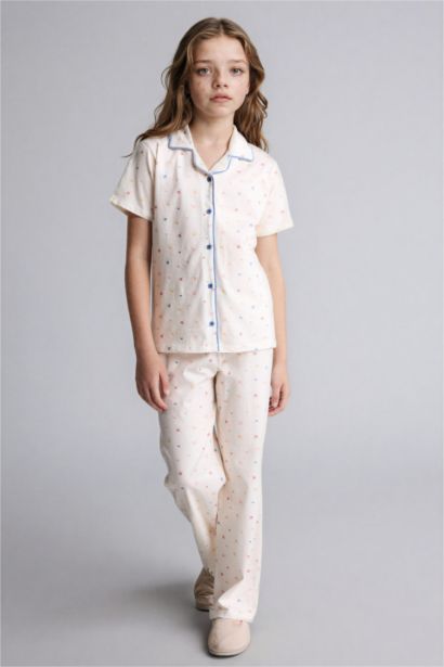 Regular Fıt 2'li Pijama Takımı Kız Çocuk