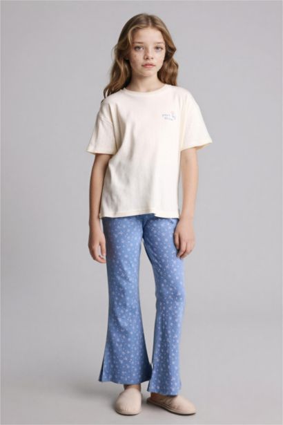 Tişört Alt 2'li Pijama Takımı Kız Çocuk