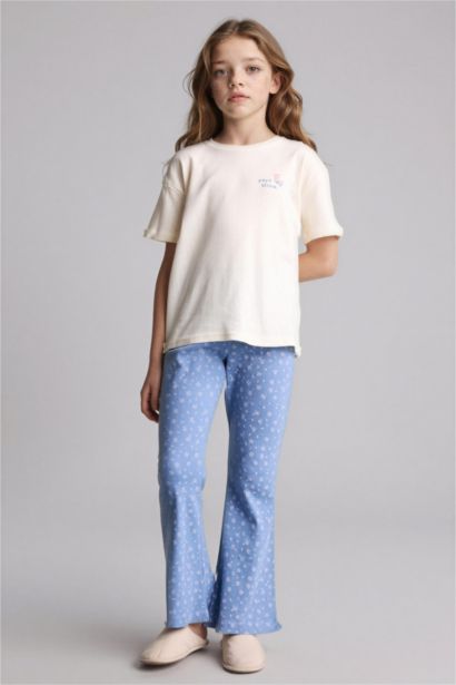 Tişört Alt 2'li Pijama Takımı Kız Çocuk