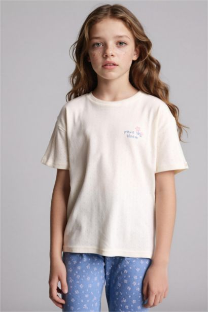 Tişört Alt 2'li Pijama Takımı Kız Çocuk