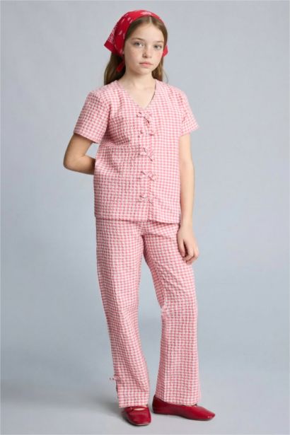 Regular Fıt 2'li Pijama Takımı Kız Çocuk