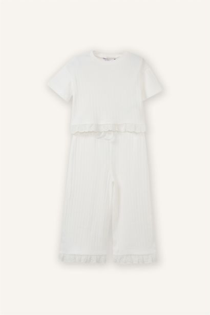 2 piece Regular Fit Crew Neck Set