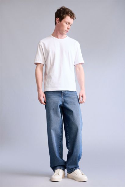 Regular Hem Jeans