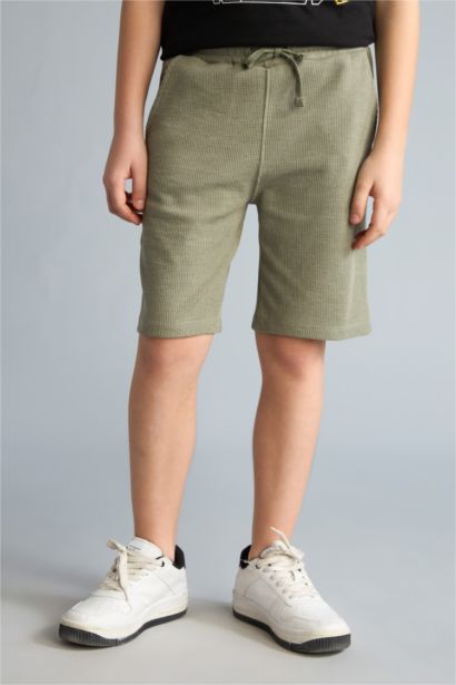 Шорты из вафельной ткани для мальчиков