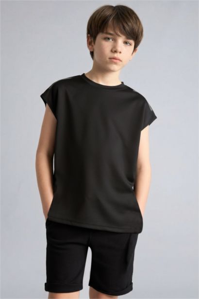 Майка со спортивным принтом для мальчиков