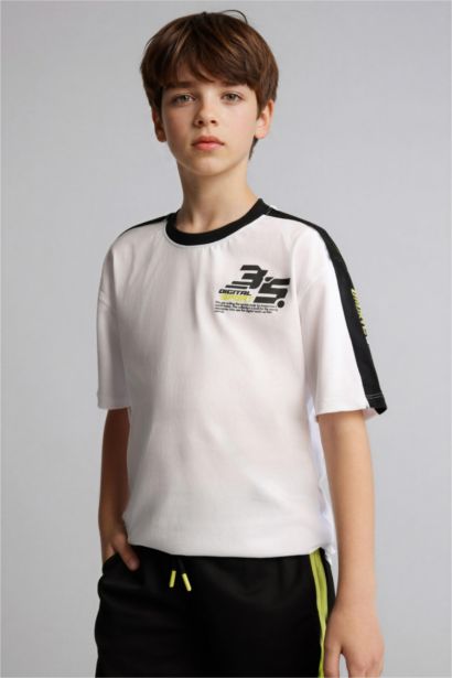 Oversıze Baskılı Tişört 