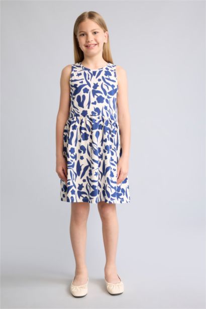 Regular Fit Sleeveless Knitted Dress