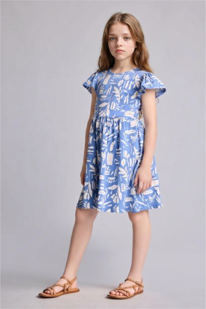 Regular Fit 3/4 Sleeve Knitted Dress