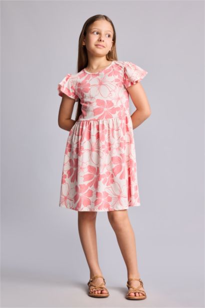 Regular Fit 3/4 Sleeve Knitted Dress