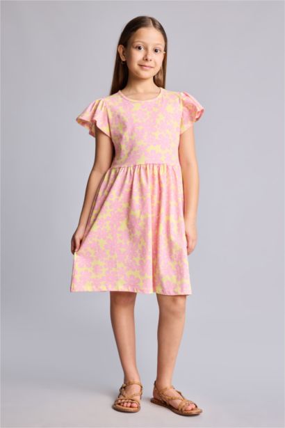 Regular Fit 3/4 Sleeve Knitted Dress