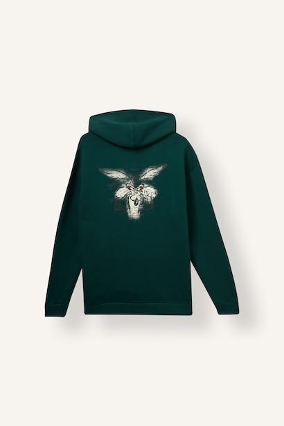 Looney Tunes Boxy Fit Kapüşonlu Sweatshirt