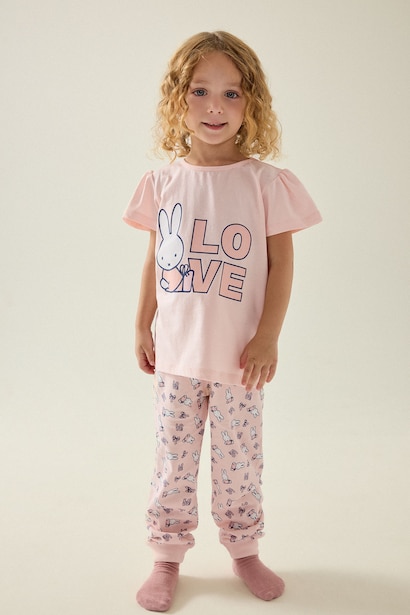 Miffy 2'li Pijama Takımı Kız Bebek