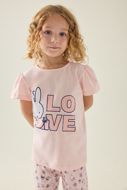 Miffy 2'li Pijama Takımı Kız Bebek