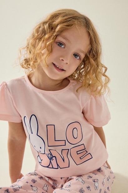 Miffy 2'li Pijama Takımı Kız Bebek