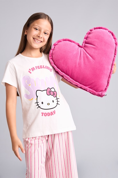 Hello Kitty 2'Li Pijama Takımı Kız Çocuk
