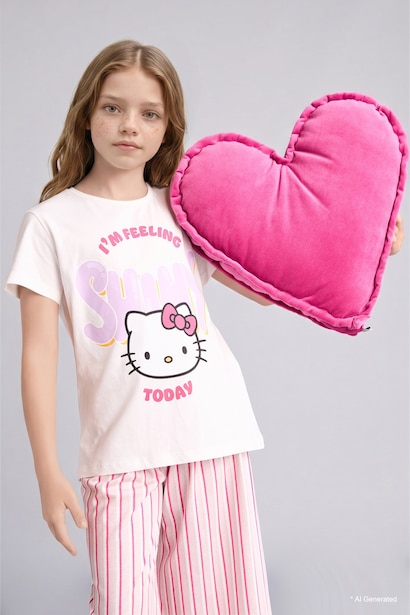 2 piece Regular Fit Knitted Pyjamas