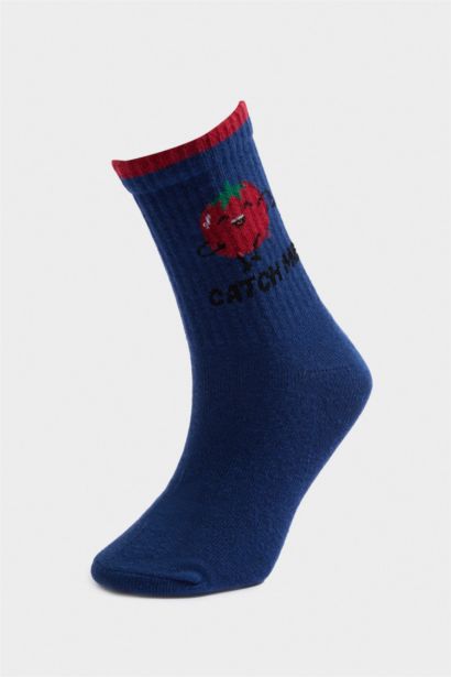 3'lü Pamuklu Uzun Çorap Erkek Çocuk