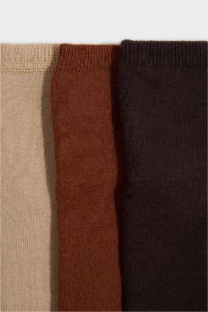 3'lü Pamuklu Havlu Çorap Erkek Bebek