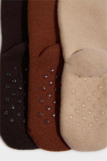 3'lü Pamuklu Havlu Çorap Erkek Bebek