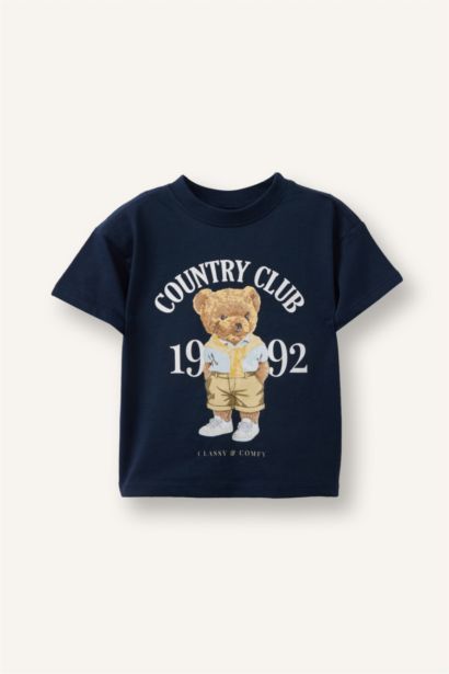 T-shirt à motif ours pour bébé garçon