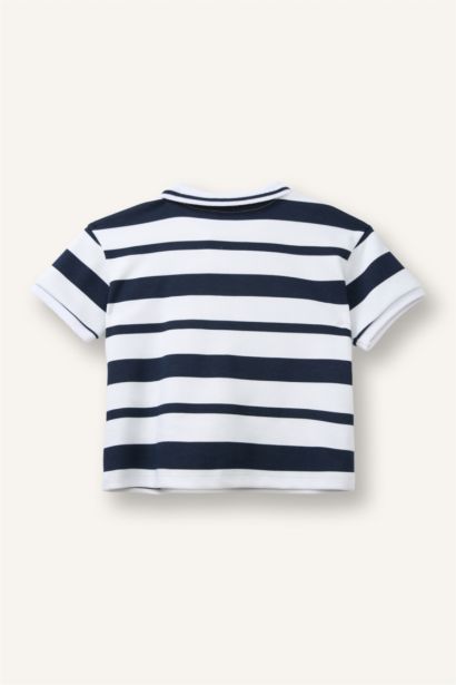 %100 Pamuk Polo Tişört Erkek Bebek