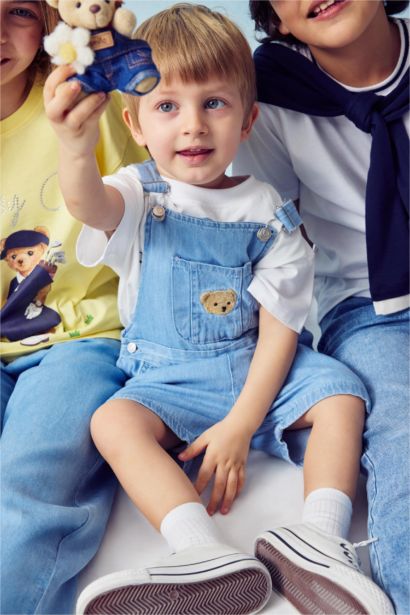 جمبسوت جينز بيبي اولادي بطبعة دب