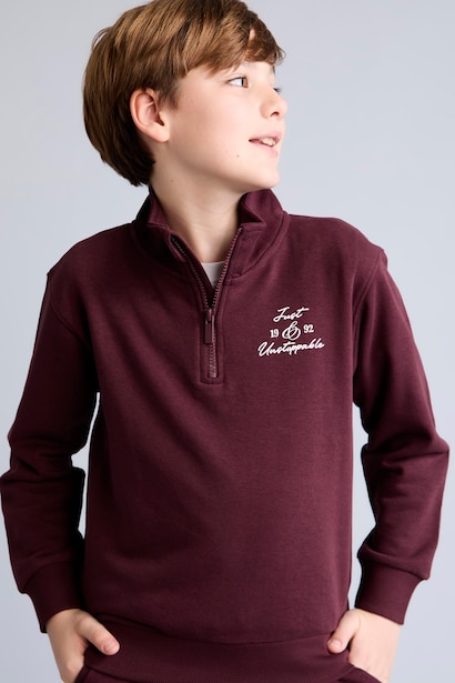 Sweatshirt à col montant Coupe régulière pour garçon