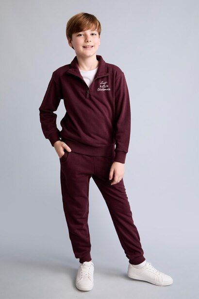 Sweatshirt à col montant Coupe régulière pour garçon