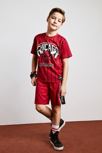 New Regular Fit NBA Chicago Bulls Short Sleeve T-Shirt