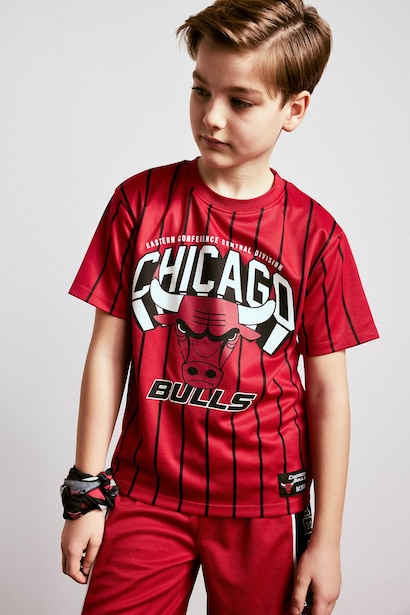 New Regular Fit NBA Chicago Bulls Short Sleeve T-Shirt