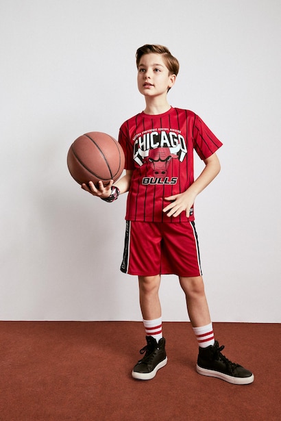 NBA Chıcago Bulls Regular Fıt Şort Erkek Çocuk