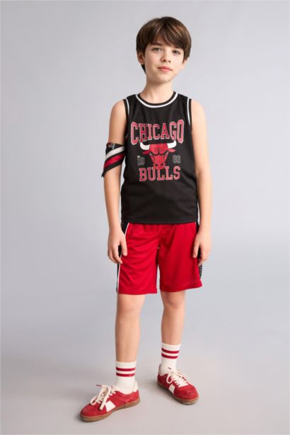 NBA Chıcago Bulls Regular Fıt Tül Şort Erkek Çocuk