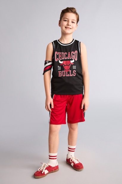 NBA Chıcago Bulls Regular Fıt Şort Erkek Çocuk