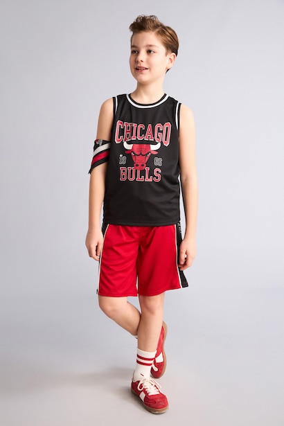 NBA Chıcago Bulls Regular Fıt Şort Erkek Çocuk