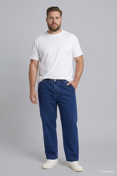 Plus Size Wide Leg Trousers