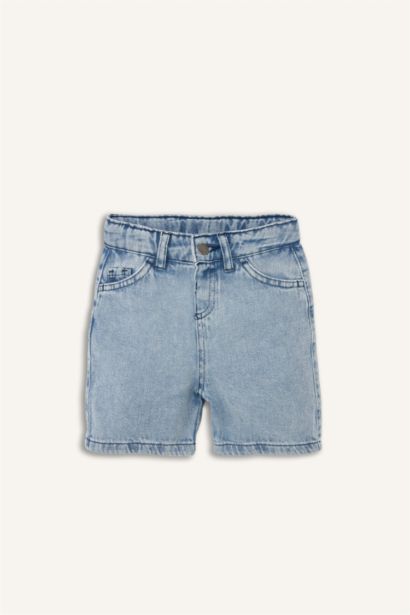 Regular Fıt Jean Şort Erkek Bebek