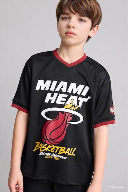 T-shirt NBA Milwaukee Bucks à manches courtes pour garçon