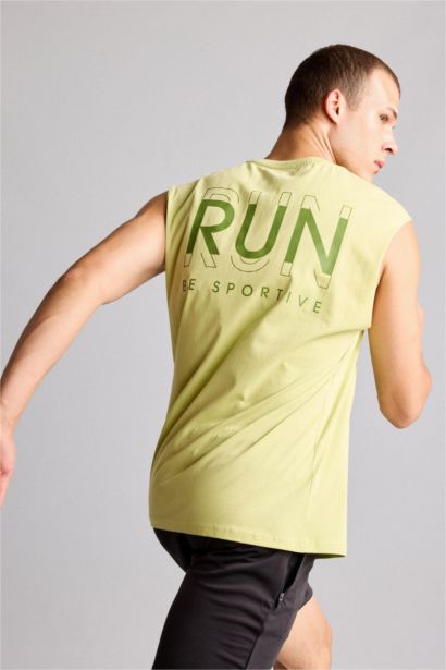 Boxy Fit Crew Neck Sleeveless Tank Top