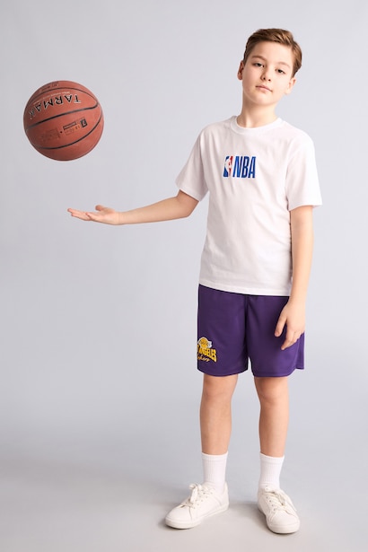 NBA Los Angeles Lakers Regular Fıt Şort Erkek Çocuk