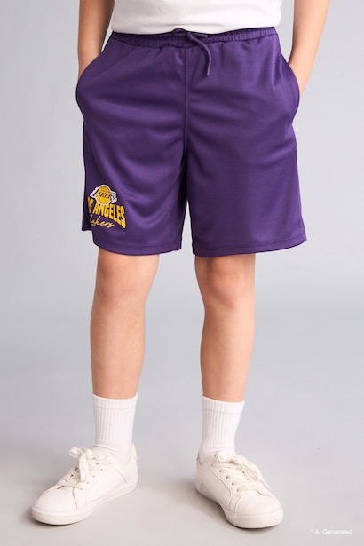 Short NBA Los Angeles Lakers Coupe régulière pour garçon