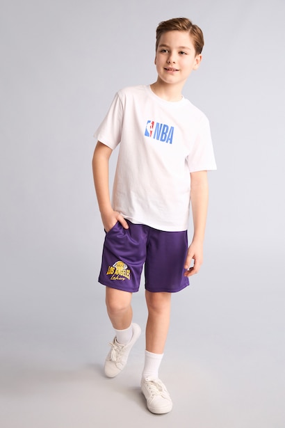NBA Los Angeles Lakers Regular Fıt Şort Erkek Çocuk