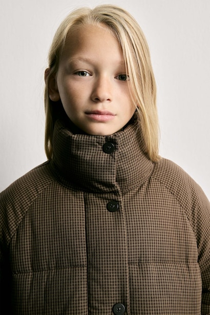 Girl Half Turtleneck Puffer Jacket